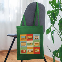 Lade das Bild in den Galerie-Viewer, Jutebeutel Vintage mit Radios - Fichte
