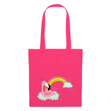 Lade das Bild in den Galerie-Viewer, Jutebeutel mit Flamingo und Regenbogen - Azalea