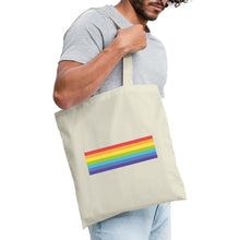 Lade das Bild in den Galerie-Viewer, Jutebeutel mit Regenbogen - Natur