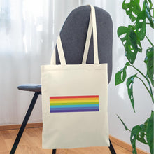 Lade das Bild in den Galerie-Viewer, Jutebeutel mit Regenbogen - Natur