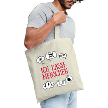 Lade das Bild in den Galerie-Viewer, Jutebeutel mit Spruch: Ich hasse Menschen - Natur