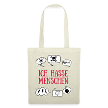 Lade das Bild in den Galerie-Viewer, Jutebeutel mit Spruch: Ich hasse Menschen - Natur