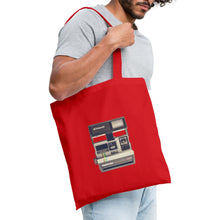 Lade das Bild in den Galerie-Viewer, Jutebeutel mit Vintage Kamera - Rot