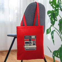 Lade das Bild in den Galerie-Viewer, Jutebeutel mit Vintage Kamera - Rot
