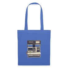Lade das Bild in den Galerie-Viewer, Jutebeutel mit Vintage Kamera - Hellblau