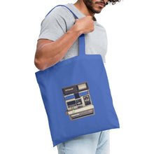 Lade das Bild in den Galerie-Viewer, Jutebeutel mit Vintage Kamera - Hellblau