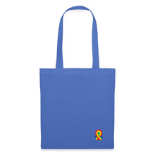 Lade das Bild in den Galerie-Viewer, Jutebeutel mit kleinem Regenbogen - Hellblau