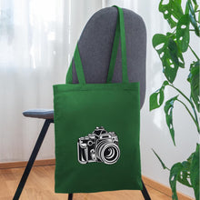Lade das Bild in den Galerie-Viewer, Retro Jutebeutel mit Spiegelreflex-Kamera - Fichte
