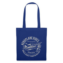 Lade das Bild in den Galerie-Viewer, Stoffbeutel Aeroplane Rides Flying Circus - Royalblau