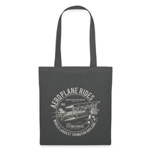 Lade das Bild in den Galerie-Viewer, Stoffbeutel Aeroplane Rides Flying Circus - Graphite