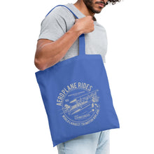 Lade das Bild in den Galerie-Viewer, Stoffbeutel Aeroplane Rides Flying Circus - Hellblau