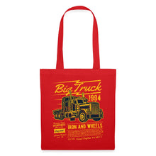 Lade das Bild in den Galerie-Viewer, Stoffbeutel Big Truck 1994 Iron and Wheels - Rot