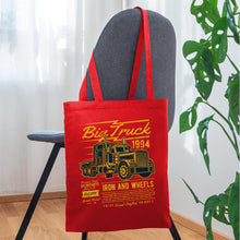 Lade das Bild in den Galerie-Viewer, Stoffbeutel Big Truck 1994 Iron and Wheels - Rot