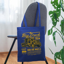Lade das Bild in den Galerie-Viewer, Stoffbeutel Big Truck 1994 Iron and Wheels - Royalblau