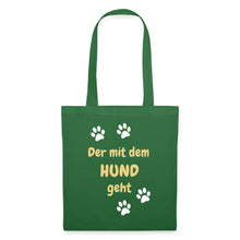 Lade das Bild in den Galerie-Viewer, Stoffbeutel: Der mit dem Hund geht - Fichte