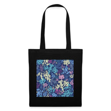 Lade das Bild in den Galerie-Viewer, Stoffbeutel - Design CORALS - Schwarz
