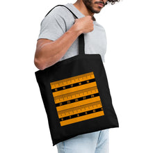 Lade das Bild in den Galerie-Viewer, Stoffbeutel - Design MEASURE - Schwarz