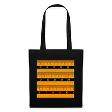 Lade das Bild in den Galerie-Viewer, Stoffbeutel - Design MEASURE - Schwarz