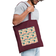 Lade das Bild in den Galerie-Viewer, Stoffbeutel - Design PINAPPLE - Burgunderrot