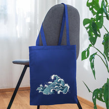 Lade das Bild in den Galerie-Viewer, Stoffbeutel - Design TIDE - Royalblau