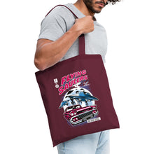 Lade das Bild in den Galerie-Viewer, Stoffbeutel Flying Saucers - Burgunderrot