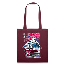 Lade das Bild in den Galerie-Viewer, Stoffbeutel Flying Saucers - Burgunderrot