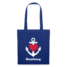 Lade das Bild in den Galerie-Viewer, Stoffbeutel: Hamburg - Royalblau