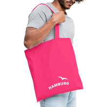 Lade das Bild in den Galerie-Viewer, Stoffbeutel: Hamburg mit Möwe - Azalea