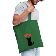 Lade das Bild in den Galerie-Viewer, Stoffbeutel Katzenliebe - Fichte