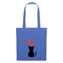 Lade das Bild in den Galerie-Viewer, Stoffbeutel Katzenliebe - Hellblau