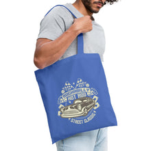 Lade das Bild in den Galerie-Viewer, Stoffbeutel Rockabilly Hot Rod - Hellblau