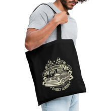 Lade das Bild in den Galerie-Viewer, Stoffbeutel Rockabilly Hot Rod - Schwarz