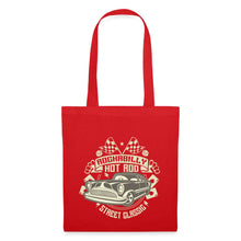 Lade das Bild in den Galerie-Viewer, Stoffbeutel Rockabilly Hot Rod - Rot