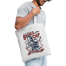 Lade das Bild in den Galerie-Viewer, Stoffbeutel Vintage Classic Barber Shop - Weiß