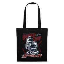 Lade das Bild in den Galerie-Viewer, Stoffbeutel Vintage Classic Barber Shop - Schwarz