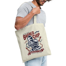 Lade das Bild in den Galerie-Viewer, Stoffbeutel Vintage Classic Barber Shop - Natur