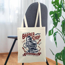 Lade das Bild in den Galerie-Viewer, Stoffbeutel Vintage Classic Barber Shop - Natur