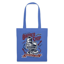 Lade das Bild in den Galerie-Viewer, Stoffbeutel Vintage Classic Barber Shop - Hellblau