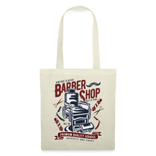 Lade das Bild in den Galerie-Viewer, Stoffbeutel Vintage Classic Barber Shop - Natur