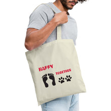 Lade das Bild in den Galerie-Viewer, Stoffbeutel für Hundebesitzer - happy together - Natur
