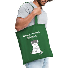 Lade das Bild in den Galerie-Viewer, Stoffbeutel mit Katze und Spruch - Fichte
