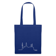 Lade das Bild in den Galerie-Viewer, Tragetasche: Hamburg und Skyline - Royalblau