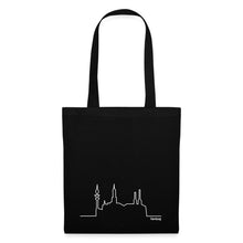 Lade das Bild in den Galerie-Viewer, Tragetasche: Hamburg und Skyline - Schwarz