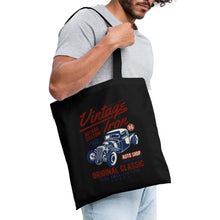 Lade das Bild in den Galerie-Viewer, Vintage Jutebeutel Classic Car - Schwarz