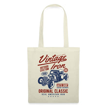 Lade das Bild in den Galerie-Viewer, Vintage Jutebeutel Classic Car - Natur