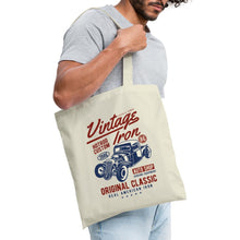 Lade das Bild in den Galerie-Viewer, Vintage Jutebeutel Classic Car - Natur