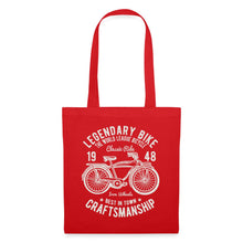 Lade das Bild in den Galerie-Viewer, Vintage Jutebeutel Legendary Bike - Rot