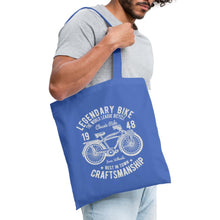 Lade das Bild in den Galerie-Viewer, Vintage Jutebeutel Legendary Bike - Hellblau