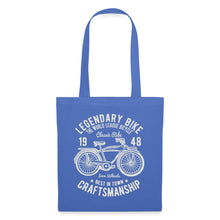 Lade das Bild in den Galerie-Viewer, Vintage Jutebeutel Legendary Bike - Hellblau