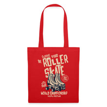 Lade das Bild in den Galerie-Viewer, Vintage Jutebeutel Roller Skate - Rot